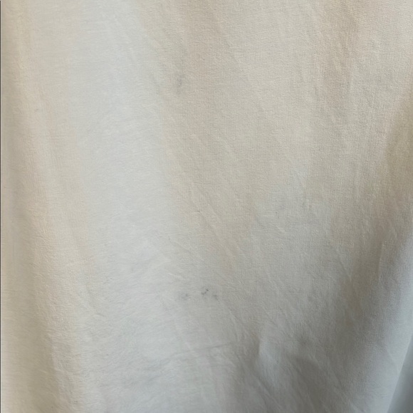 PISTACHE White Cotton Top with Black Faux Fur LOVE Design, Size S/M - Picture 9 of 10